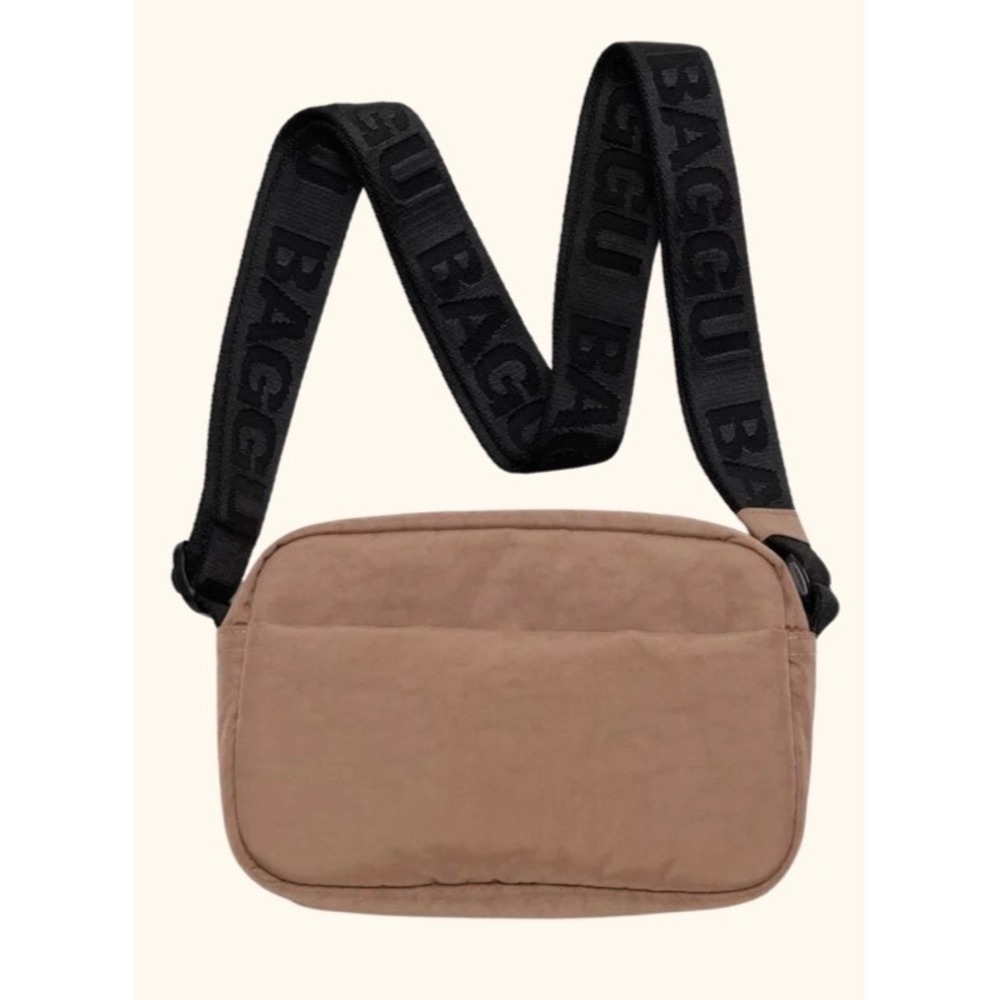 BAGGU Camera Crossbody Bag Cocoa Brand New